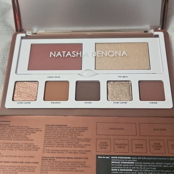 Natasha Denona Love Face GLAM PALETTE All In One Dark NEW - Picture 6 of 7